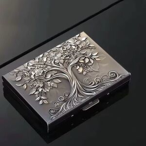 Elegant Silver credit Card Holder